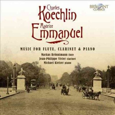 Charles Koechlin/Maurice Emmanuel: Music for Flute, Clarinet... (CD / Album)
