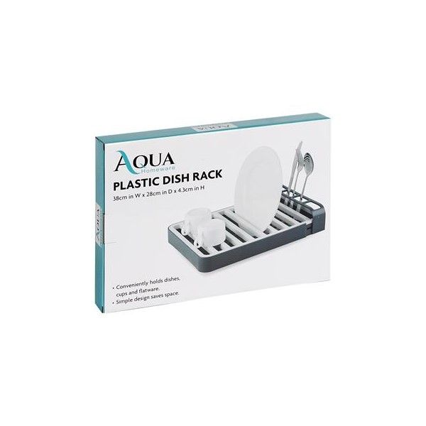 Dish Rack Plastic - 38x28x4.3cm