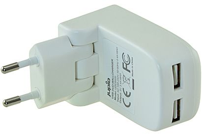 Jupio Dual USB Foldable 17W Wall Charger