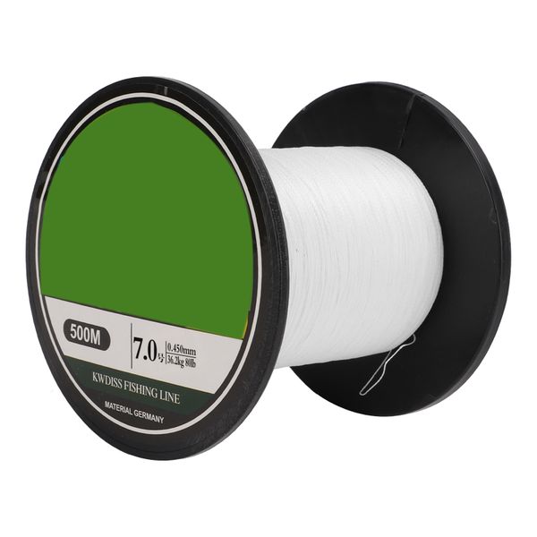 500m 4-Strand PE Braided Line (7.0 White)