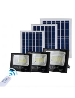 Solar LED Flood Light with Solar Panel - 100W