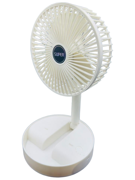 EasyBreeze 16cm Silent Rechargeable Telescopic Desk Fan