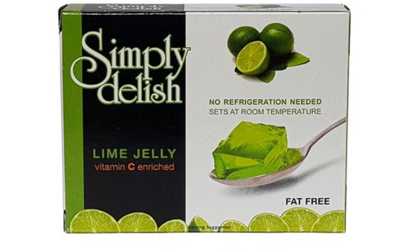 Simply Delish - Jelly - Lime - 24 Pack