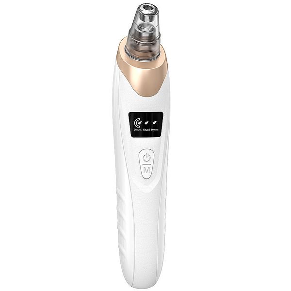 Blackhead remover pore vacuum with adjustable suction for facial cleansing