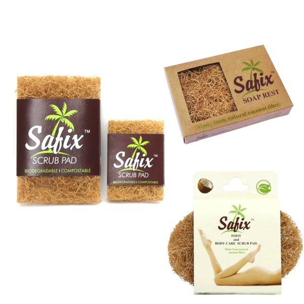 Safix Coconut Scrubs Combo Pack