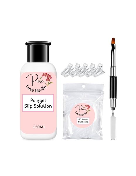 Pure Luxè Haven Slip Solution Nail Art Kit