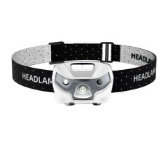 Portable Sensor Headlamp - 4 Light Modes, Rechargeable, Hands-Free Use