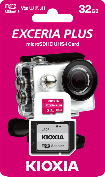 Kioxia 32GB 100Mb/s MicroSD Card C10 Exceria Plus