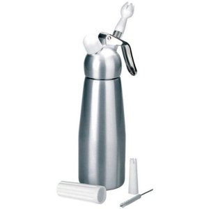 Ibili Silver-Alu 1 Litre Aluminium Cream Whipper