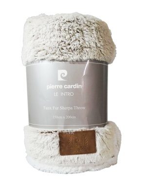 Pierre Cardin - Faux Fur - Sherpa Throw