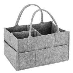 Sigma - Felt Diaper Organiser - Grey
