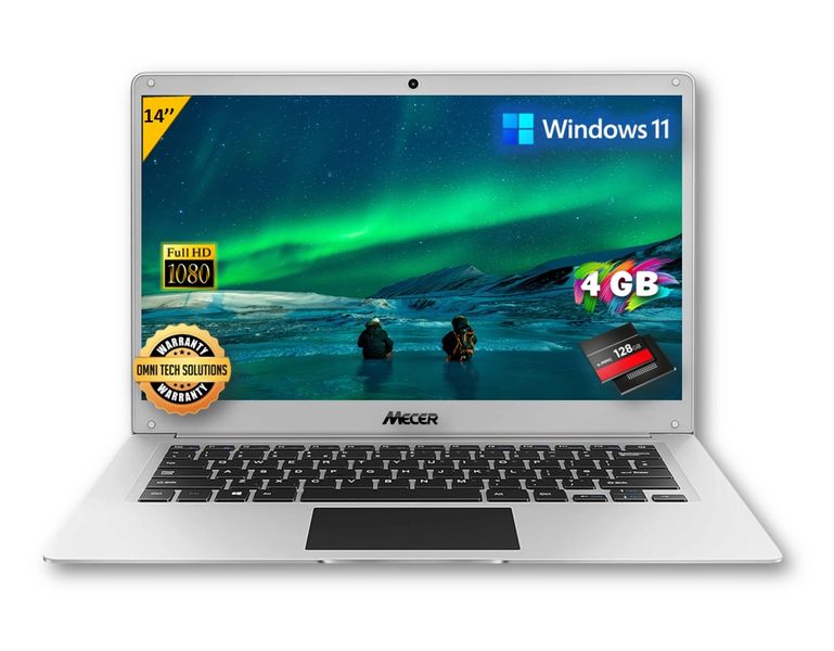 Mecer Notebook Best Laptop for Primary Students-14"Inch 4GB 128GB+500GB