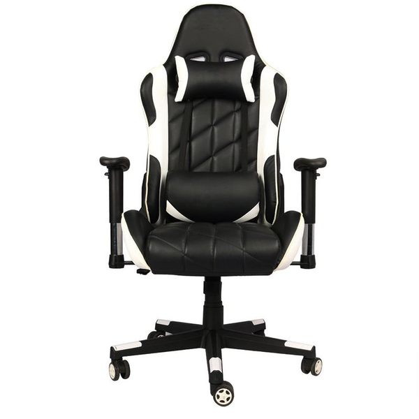 Black and White Ergonomic Gaming Chair