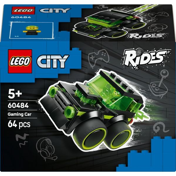 LEGO® City Rides – Gaming Race Car - Model Car Kit 60484