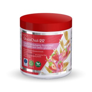 GlucaChol-22 Instant Flavoured Strawberry Drink with Oat Beta-Glucan - 315g