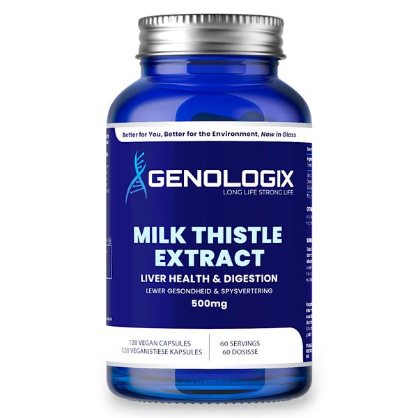 Genologix - Milk Thistle Extract 500mg (60 Days Supply)