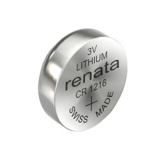 Renata CR1216 Lithium Coin Cell Battery - 3V Compact Long-Life Power