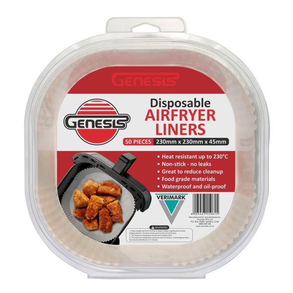 Genesis Disposable Airfryer Liners | 50 Pack