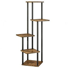 GoodMama 106cm 5Tier Pot Plant Display Stand Holder for Garden Living Room