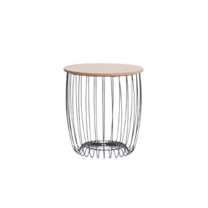 Curly Care - Zeepro 40cm Round Side Table - Natural