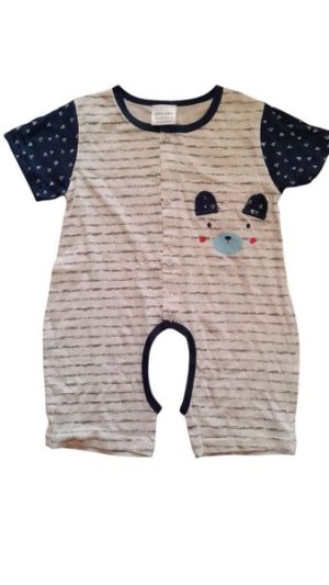 Little leila - Striped Bear Onepiece