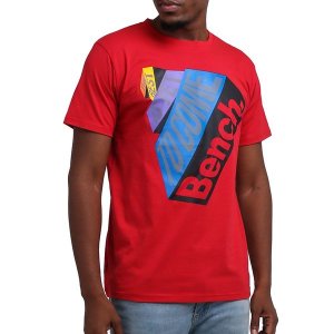 Bench-Mens-Forsberg Ss T-Shirt-Red