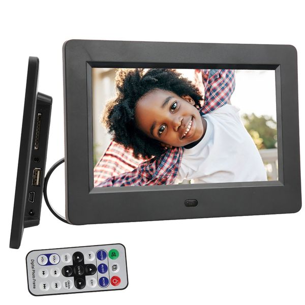 7" Digital Frame (Black) - Compact Display