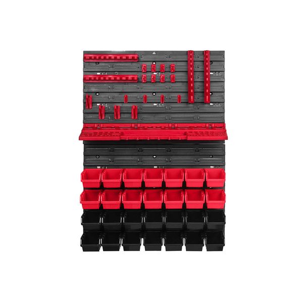 ALANES Pegboard Wall Organizer Kit Pegboard Panel with Storage Bins &amp; Hooks