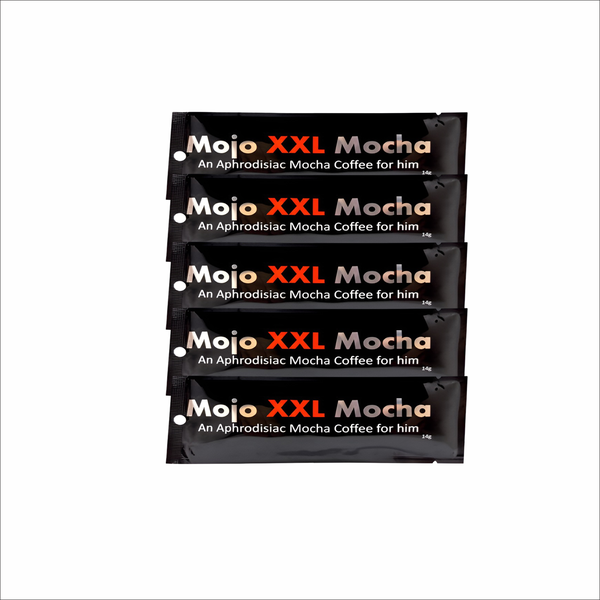 5 Pack Mojo XXL Mocha Coffee - Boost Erection, Stamina &amp; Pleasure
