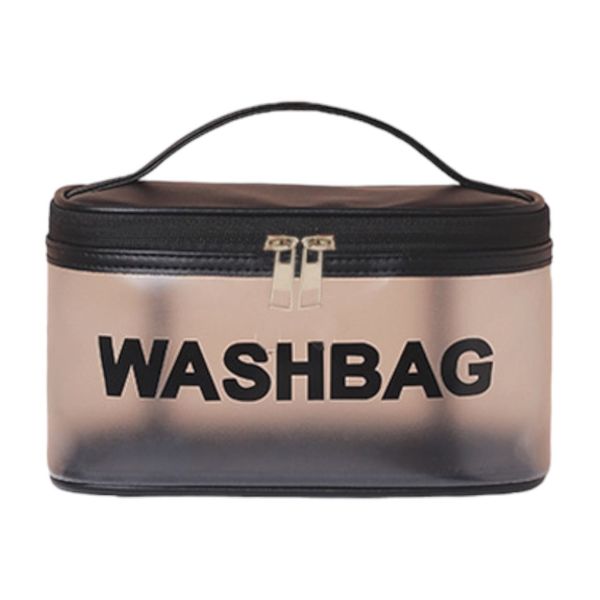 PU Flip Cover Cosmetic Bag