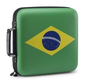Slappa HardBody PRO 240 CD Case - Brazil Flag