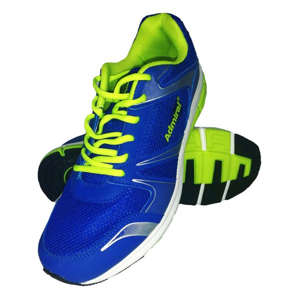 Admiral Bunch Sports Shoes - Royal/Navy/Silver
