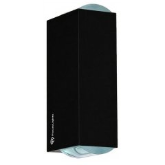 FocusLights Modern Rectangular Up/Down Outdoor Beam LED Wall-Mounted Light