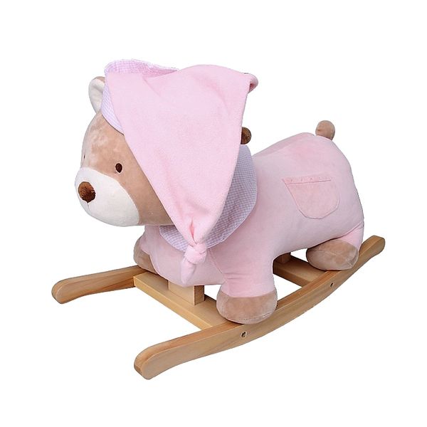 FlyByFly Rocking Bear - Pink