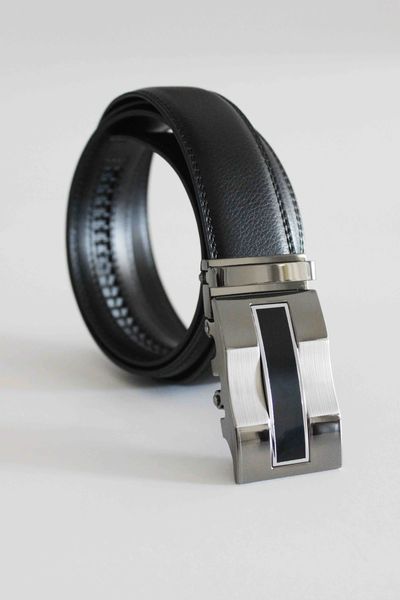 Click Belts Iron Man Buckle With Black Strap