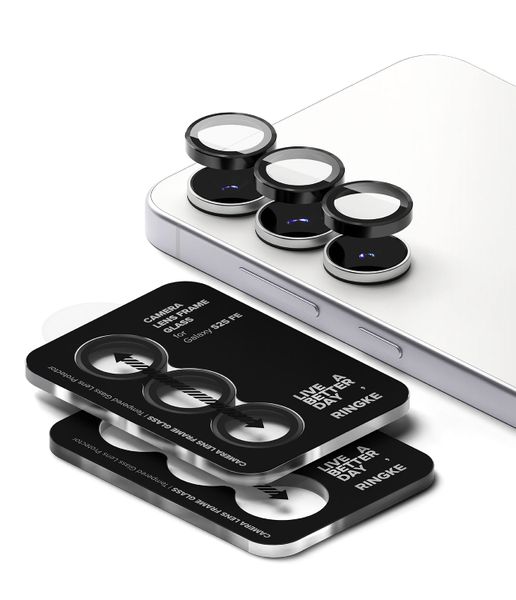 Camera Lens Protectors 2 Pack Aluminium Alloy compatible with Galaxy S25 FE