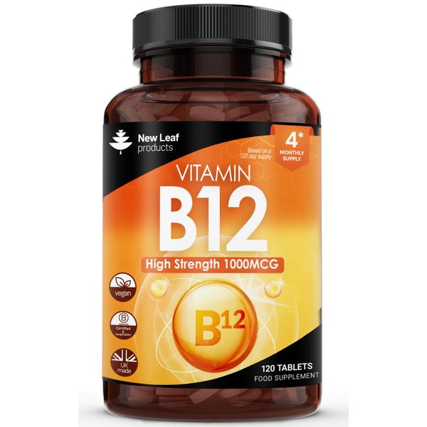 Vitamin B12 High Strength Tablets 4 Month Supply