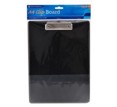 Bulk Pack 5 x Stationery Clipboard A4 Plastic 23cm x 30cm