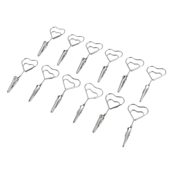 Heart-Shaped Memo Clips for Photo Display