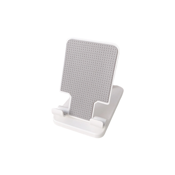 Portable Adjustable Folding Desktop Phone Stand - White