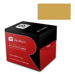 Redfern 32mm x 50mm Color Code Labels - Gold 5's