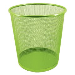 SDS: M900 Wire Mesh Metal Round Waste Bin Green