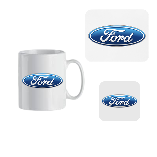 Mug, Coaster and Mouse Pad Combo -Ford