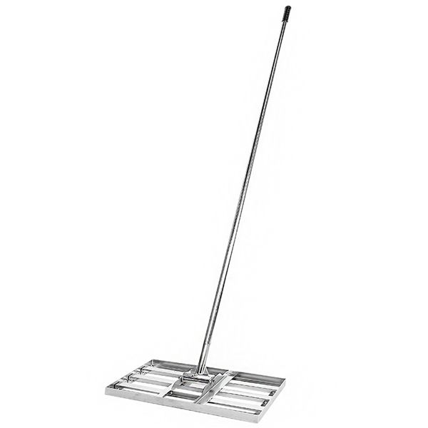 Lawn Leveling Rake Stainless Steel Lawn Leveler with Adjustable Handle 75cm