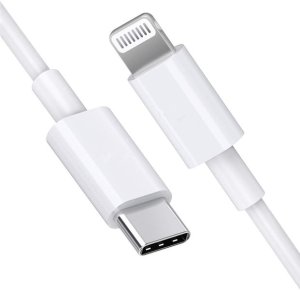 20W PD Fast Charger For iPhone with USB-C to Lightning Cable