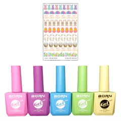 Born Beautiful MVC UV LED Gel Polish - The Easter Combo - 6 Piece