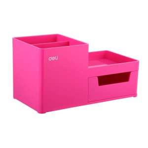 Deli Desk Organiser 175x90x92mm Blue or Pink