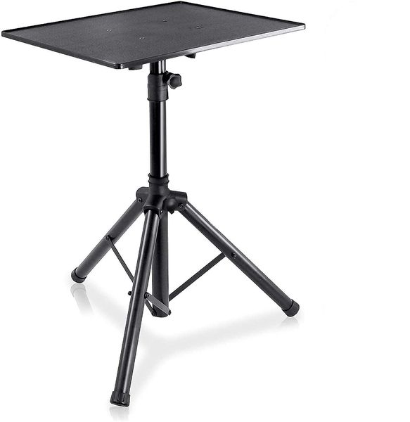 Adjustable Laptop &amp; Projector Tripod Stand 28-41 Inch Height - Black