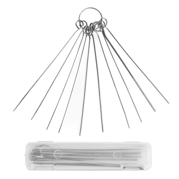 Metal Guitar Nut Slotting File Kit (10 Rods)