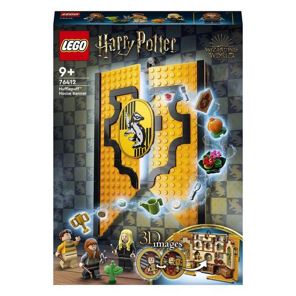LEGO® Harry Potter™ Hufflepuff™ House Banner 76412 Building Toy Set (313 Pieces)